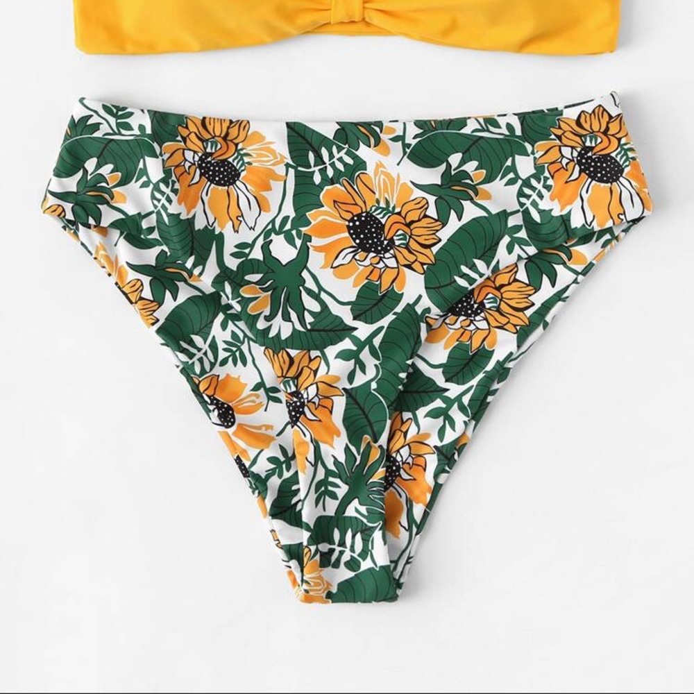 Shein Sunflower Bikini Bottoms